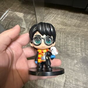 Wizard Figurine with Owl and Scarf